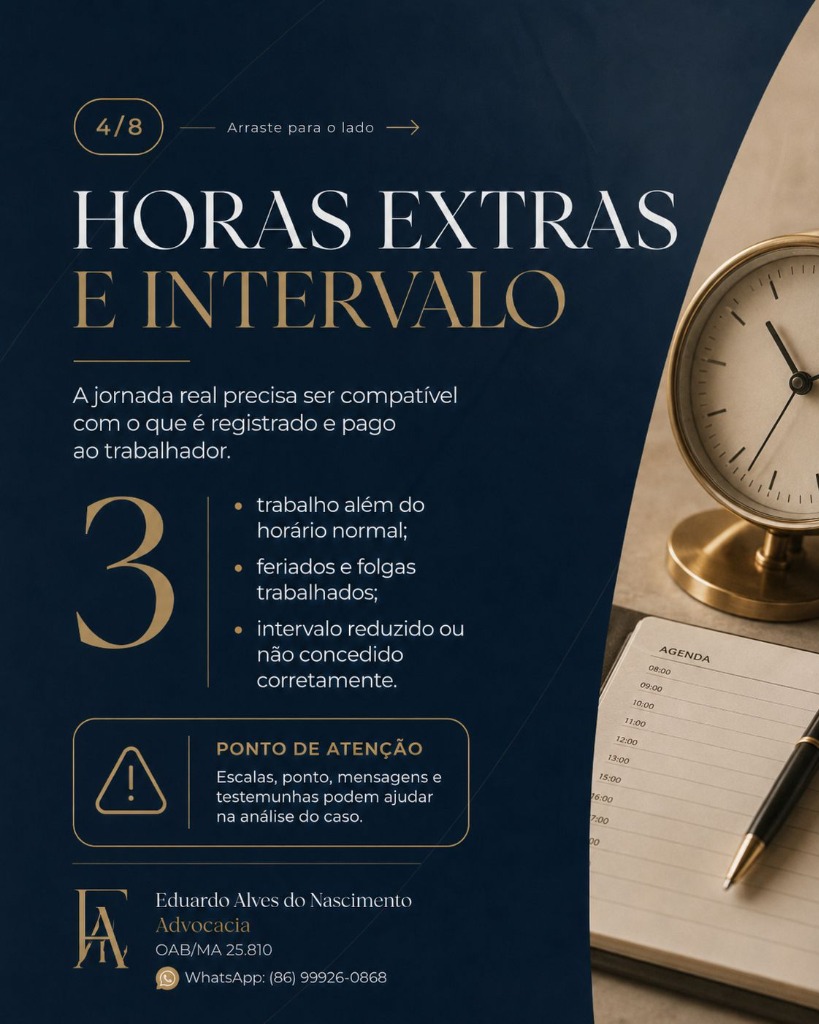 Slide Horas Extras e Intervalos