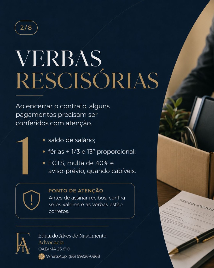 Slide Verbas Rescisórias